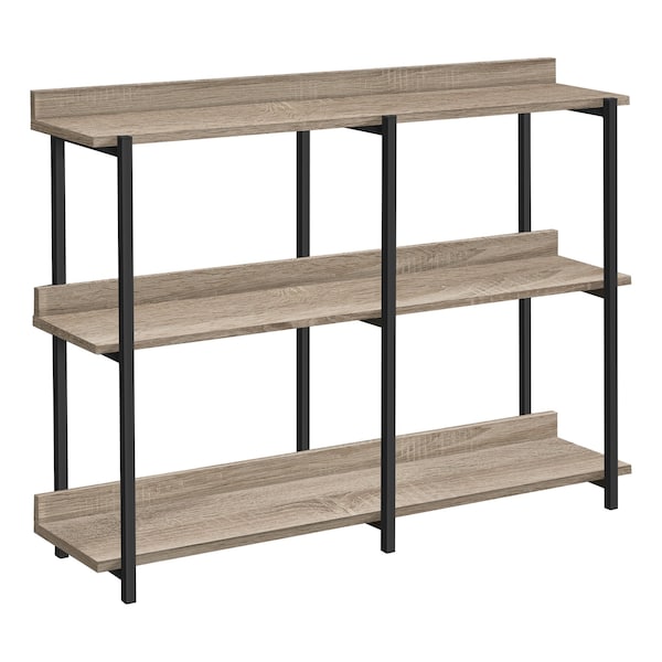 Monarch Specialties Accent Table, Console, Entryway, Narrow, Sofa, Living Room, Bedroom, Metal, Laminate, Brown, Black I 2218 - main